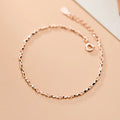 Pulsera de plata 925 de estilo minimalista.