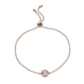Pulsera moissanita de 0,5 ct en plata de ley 925