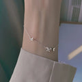 Pulsera delicada de mariposa para mujer