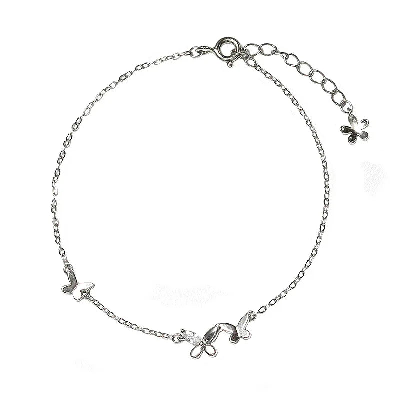 Pulsera delicada de mariposa para mujer