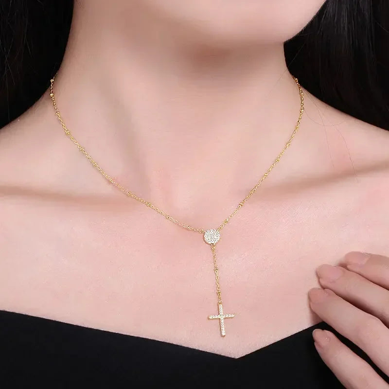 Rosario de Protección — Collar de Plata 925